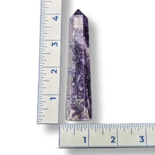 Lepidolite Point Polished 72g Approximate