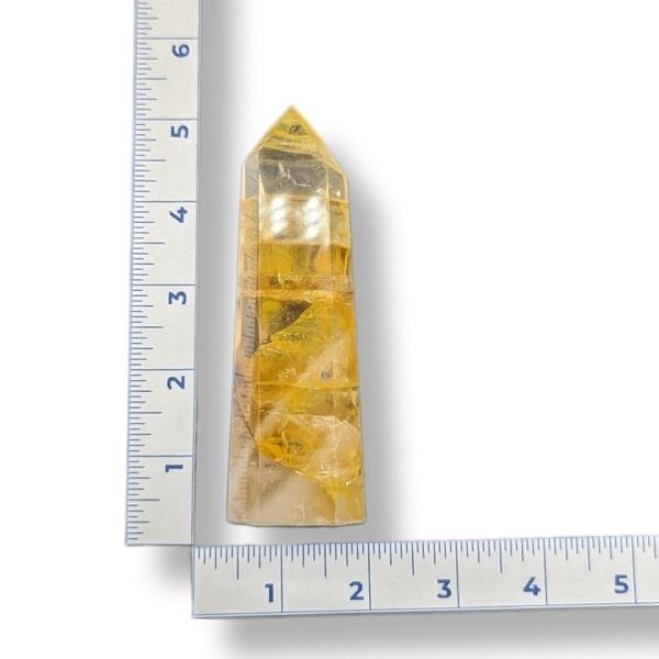 Golden Healer Quartz Polished Point 188g Approximate