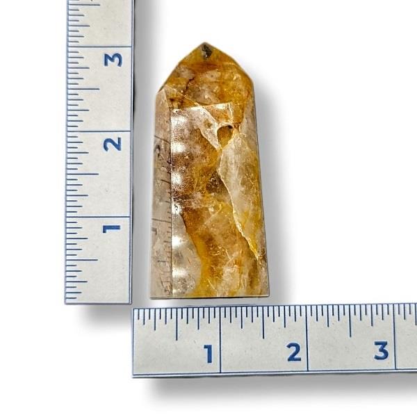 Golden Healer Quartz Polished Point 82g Approximate