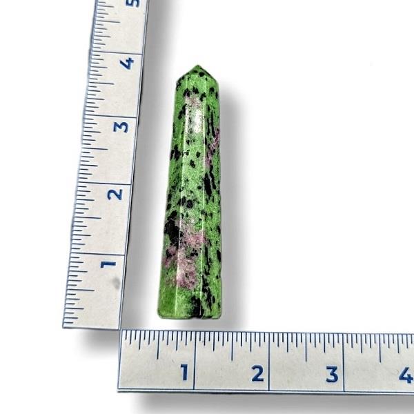 Ruby in Zoisite Polished Point 76g Approximate