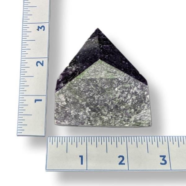 Lepidolite Cut Base Point 206g Approximate