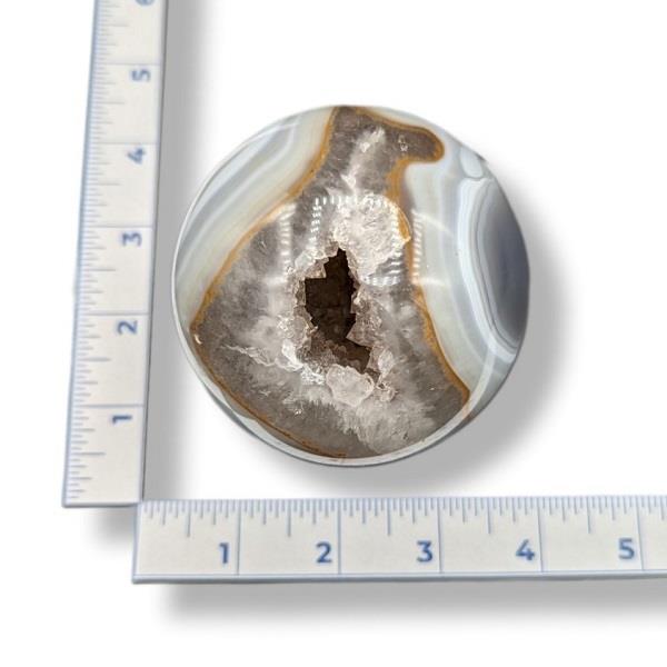 Agate Geode Sphere 586g Approximate