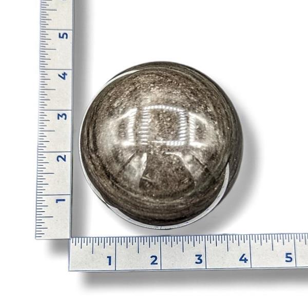 Silver Sheen Obsidian Sphere 588g Approximate