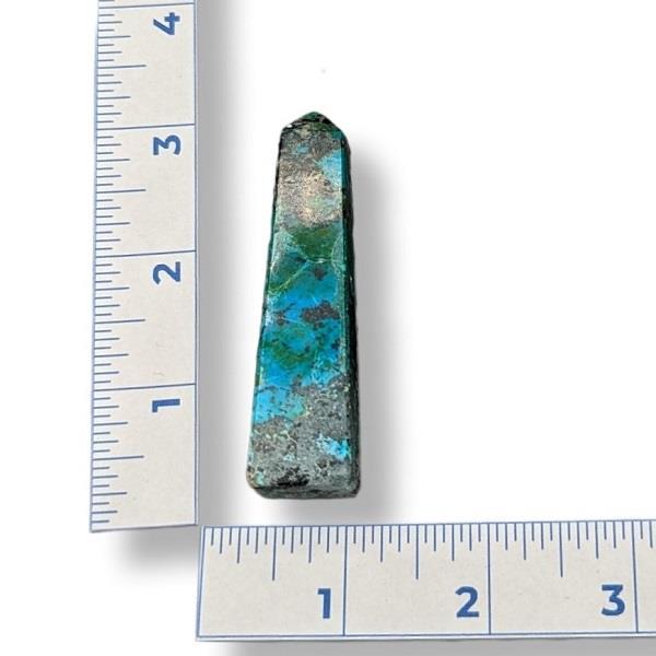 Chrysocolla Obelisk 36g Approximate