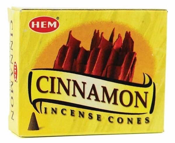 Hem Incense Cones Cinnamon 10pk