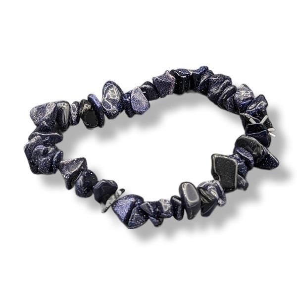Chip Bracelet Blue Goldstone