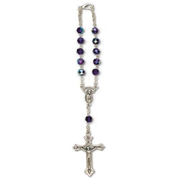 Auto Rosary Dark Blue