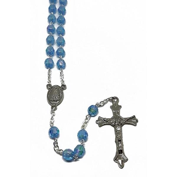 Rosary Blue Glass Beads