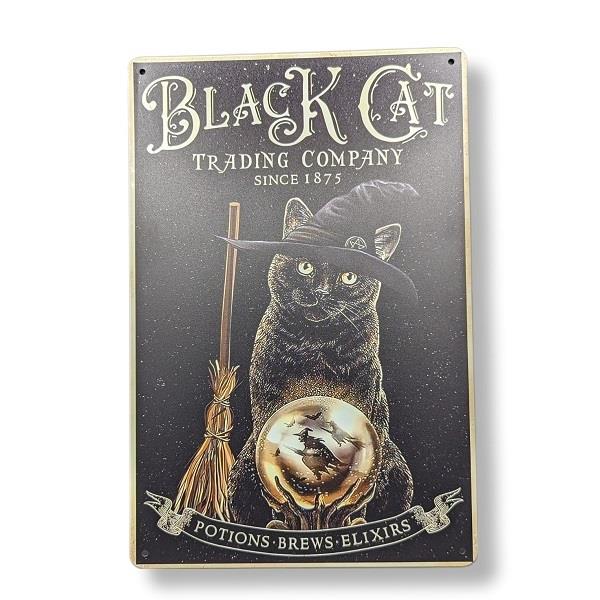 Wall Plaque Black Cat