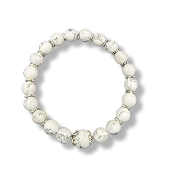 8mm Bracelet Howlite