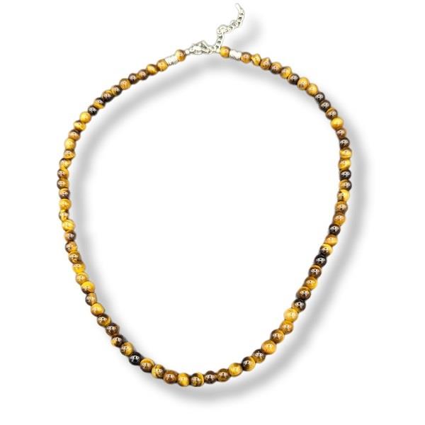6mm Necklace Tiger's Eye