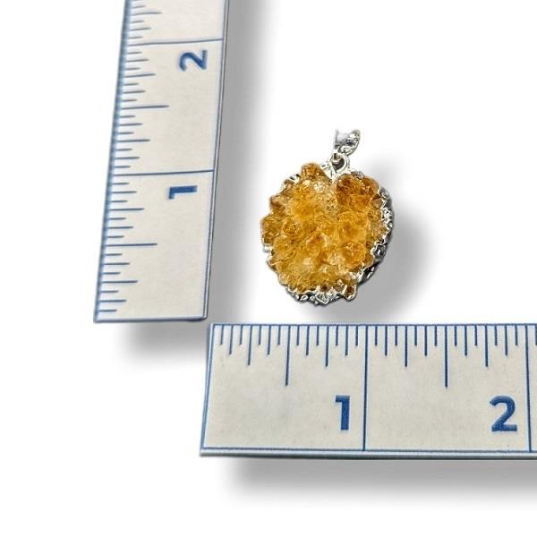 Pendant Citrine Cluster