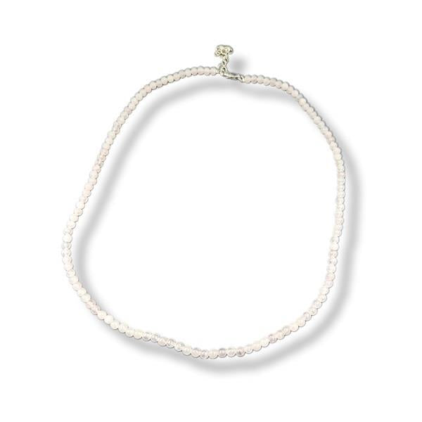 4mm Necklace Rose Quartz Beaded 52cm