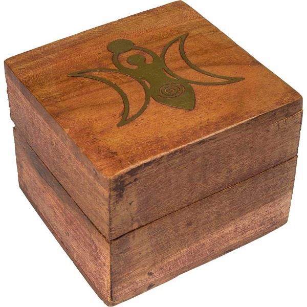 Wood Box Moon Goddess