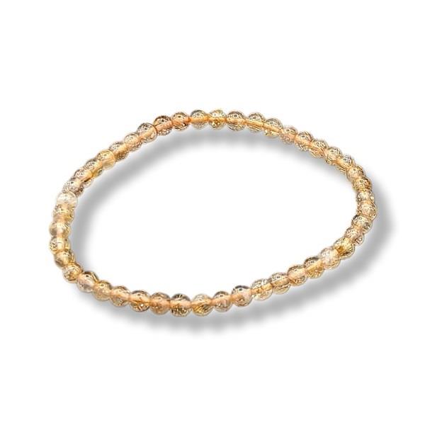 3mm-6mm Bracelet Copper Rutilated Quartz