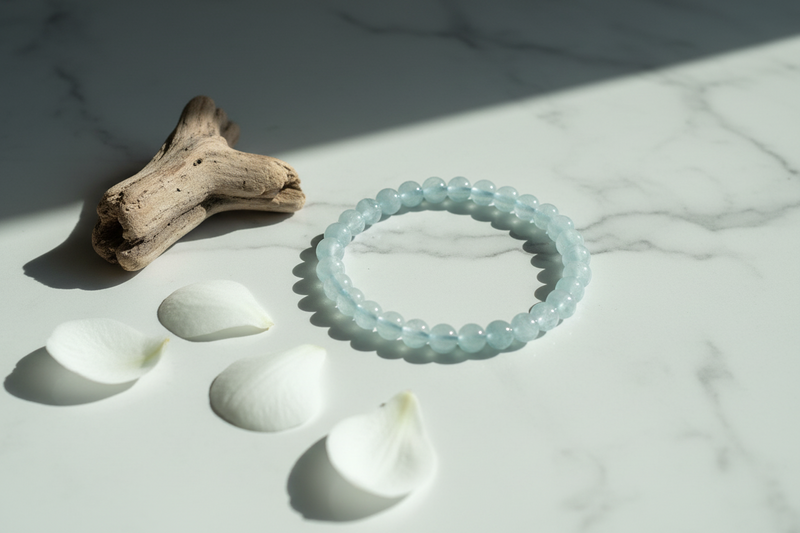 6mm Bracelet Aquamarine