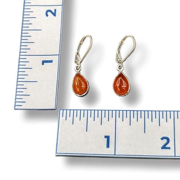 Earrings Carnelian Sterling Silver