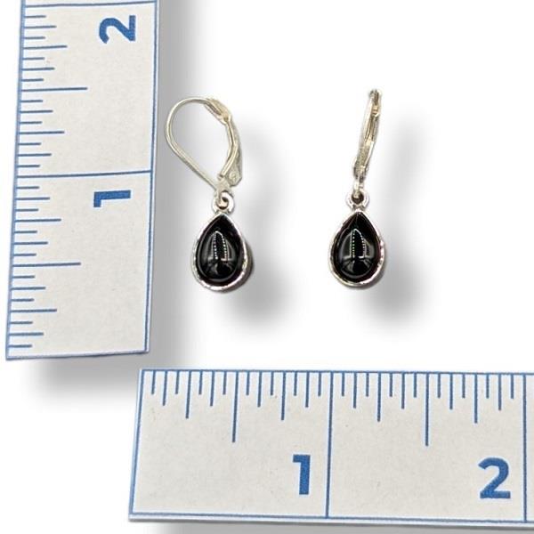 Earrings Black Onyx