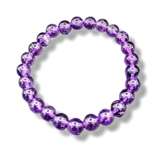 6mm Bracelet Childs Amethyst A Grad