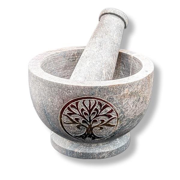 Mortar & Pestle Tree Of Life