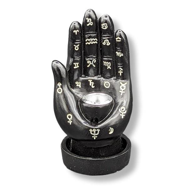 Backflow Incense Burner Hamas Hand Black