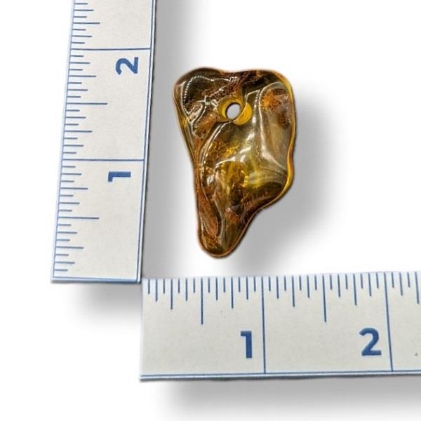 Pendant Amber with Hole