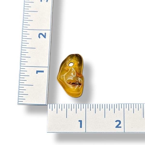 Pendant Amber with Hole