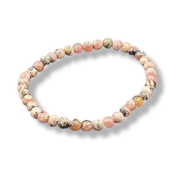 3-4mm Bracelet Rhodochrosite
