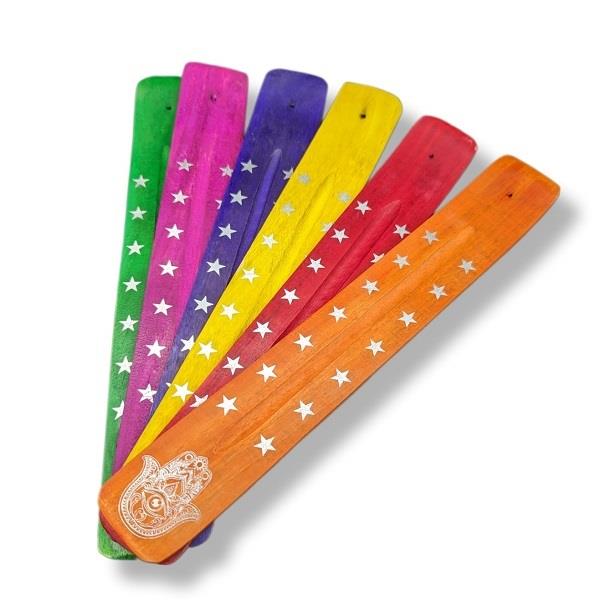 Incense Burner Wooden Hamsa Hand