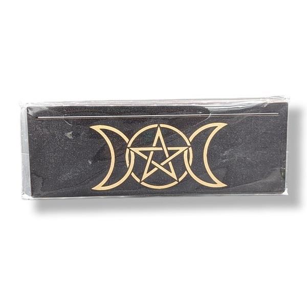 Tarot Card Holder Triple Moon Pentacle