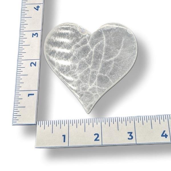 Selenite Charging Plate Heart