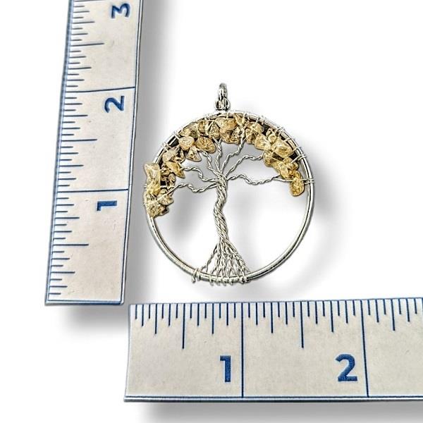 Pendant Citrine Tree Of Life