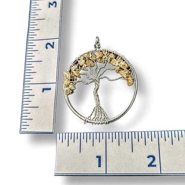 Pendant Citrine Tree Of Life