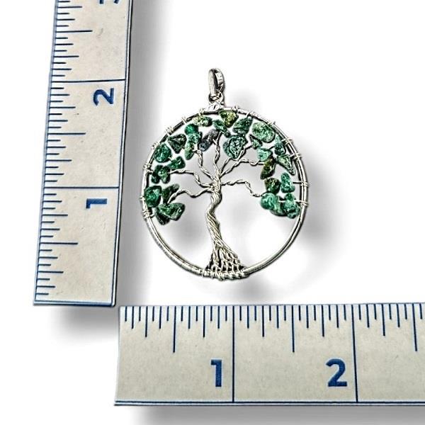 Pendant Green Aventurine Tree Of Life