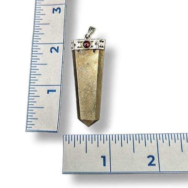 Pendant Chalcopyrite Point with Cab