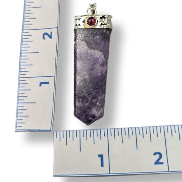 Pendant Amethyst Point with Cab