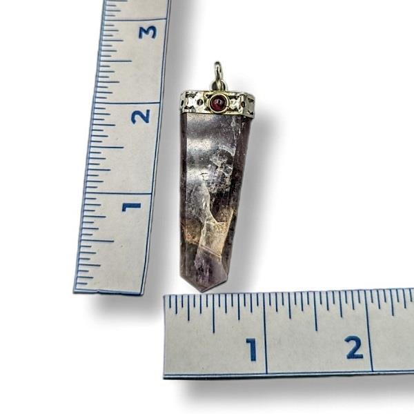 Pendant Fluorite Point with Cab