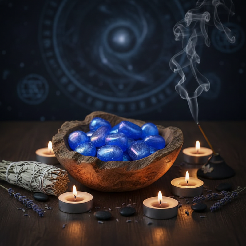 Cobalt Aura Tumbled