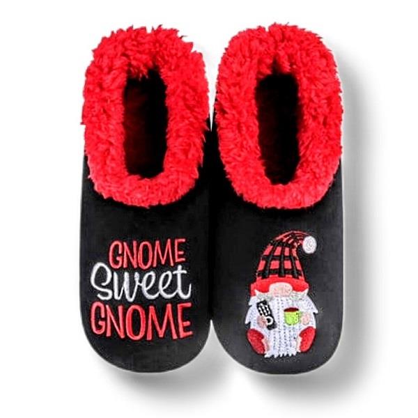 Snoozies Womens Gnome Sweet Gnome Medium