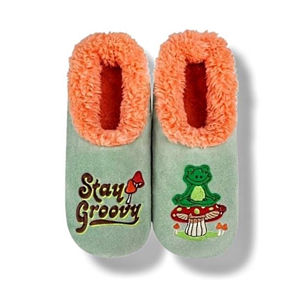 Snoozies Womens Stay Groovy Large