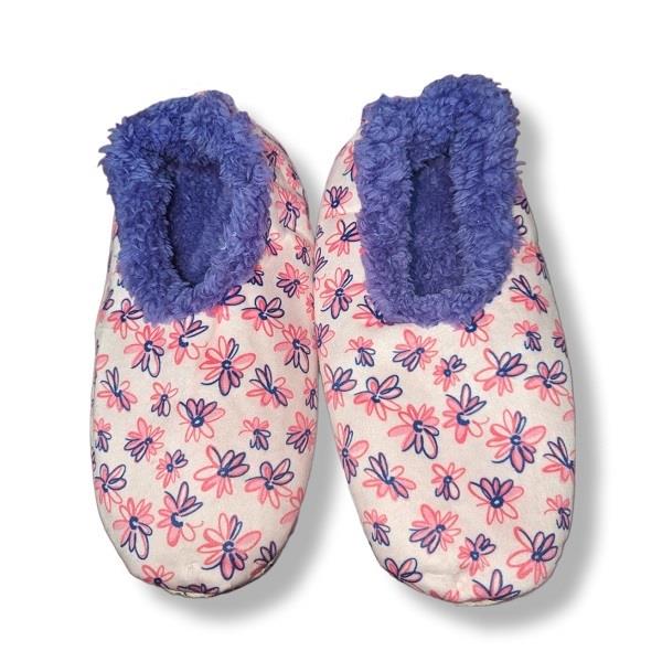 Snoozies Womens Sketch Floral Large