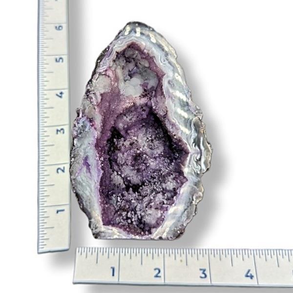 Dyed Purple Agate Geode 276g Approximate
