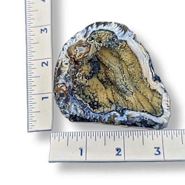 Dyed Blue Agate Geode 104g Approximate