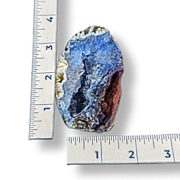Dyed Blue Agate Geode 164g Approximate