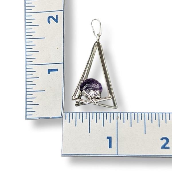 Pendant Amethyst Pyramid