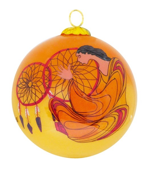 Glass Ornament Dreamcatcher