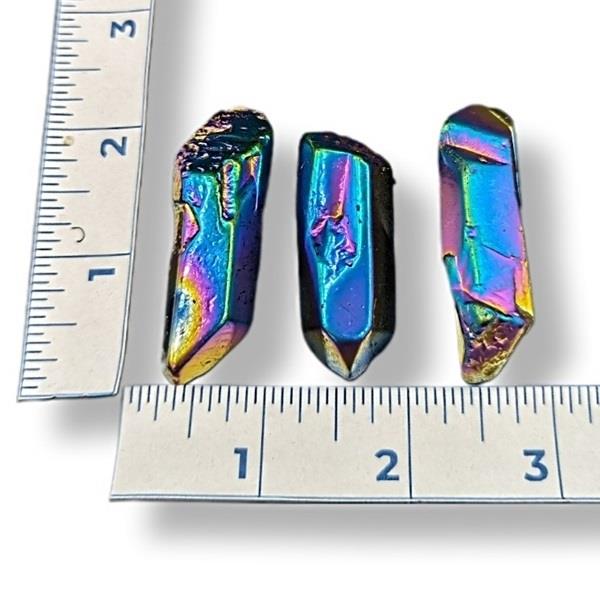Titanium Aura Quartz Point 16g Approximate