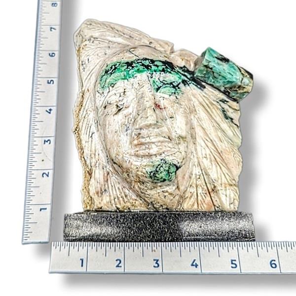 Emerald on Matrix Native Head 1634g Approximate