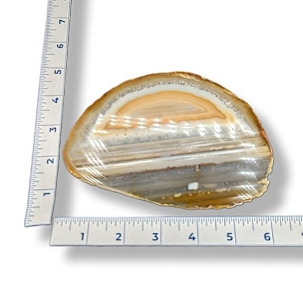 Brown Agate Slice 142g Approximate