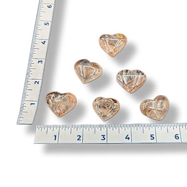 Hematoid Quartz Heart
